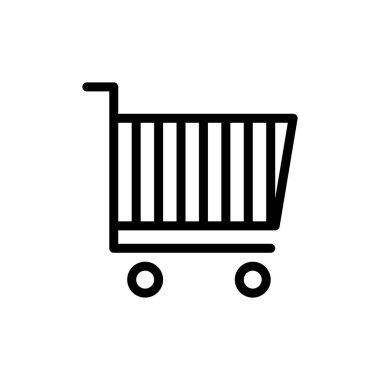 Alışveriş Aracı Simgesi Vektörü