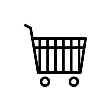 Alışveriş Aracı Simgesi Vektörü
