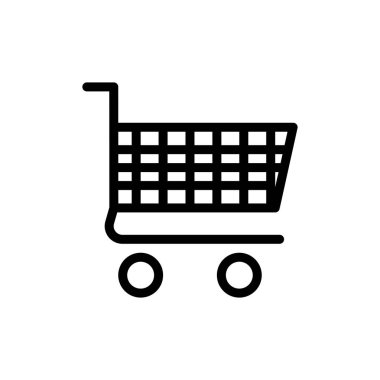 Alışveriş Aracı Simgesi Vektörü