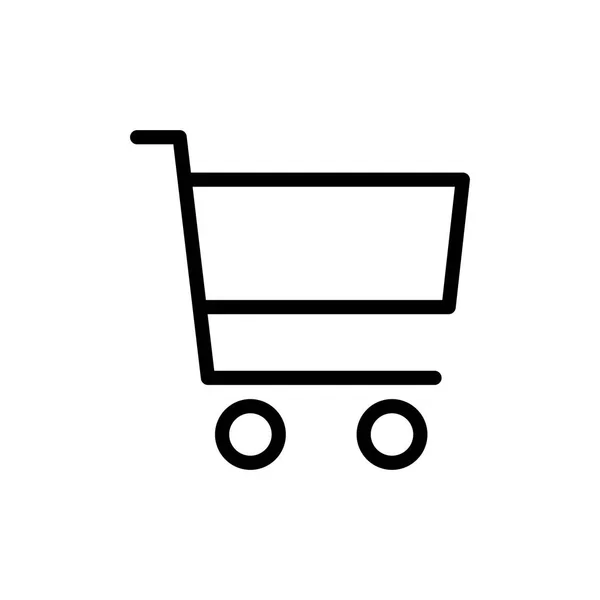 Shopping Cart Icon Vector — Stock Vector