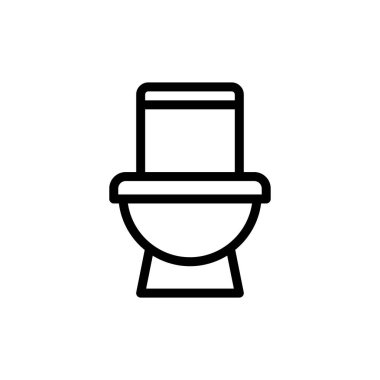 tuvalet ikonu vektör illüstrasyonu