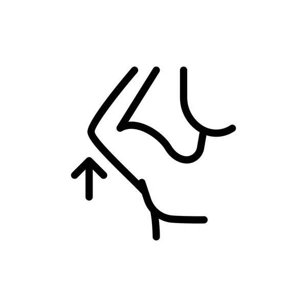 Ellbogen Symbol Vektor Illustration — Stockvektor