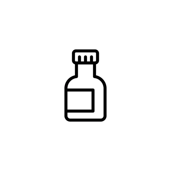 Sauce Bottle Icon Vector — Stock Vector