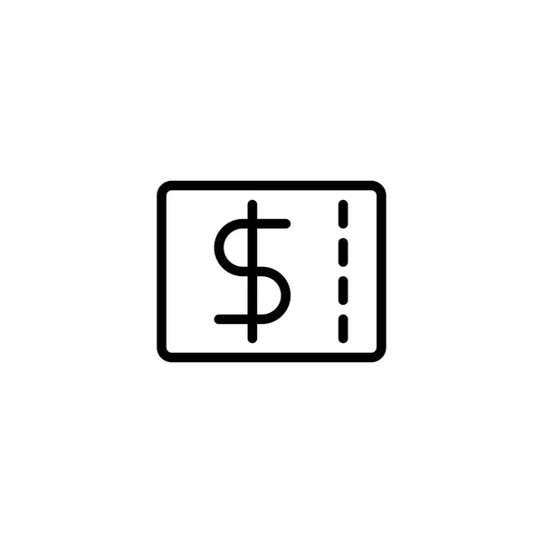 Coupon Pictogram Vectorillustratie — Stockvector