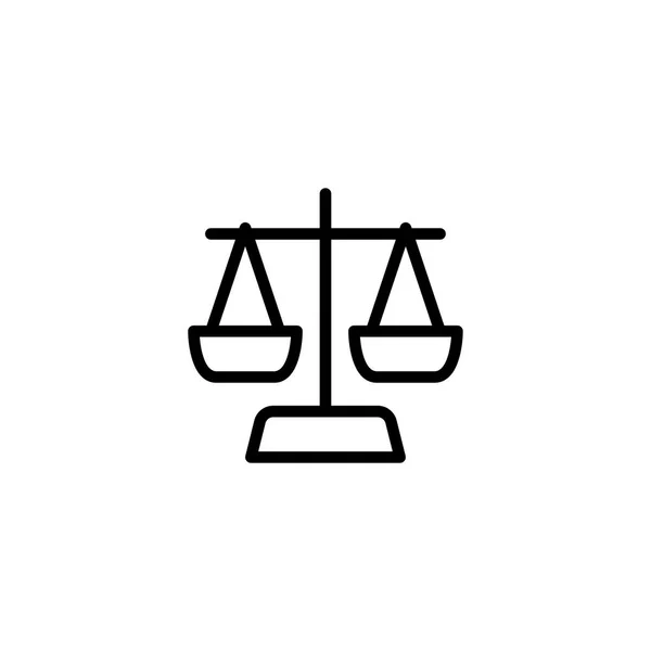Значок Справедливості Векторні Ілюстрації — стоковий вектор