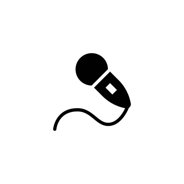 Мікрофон Значок Векторні Ілюстрації — стоковий вектор