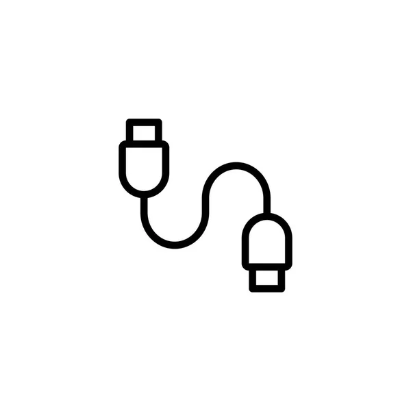 Illustration Vectorielle Icône Câble — Image vectorielle