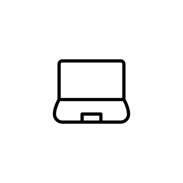 Illustration Des Laptop Icon Vektors — Stockvektor