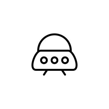 UFO simgesi vektör illüstrasyonu