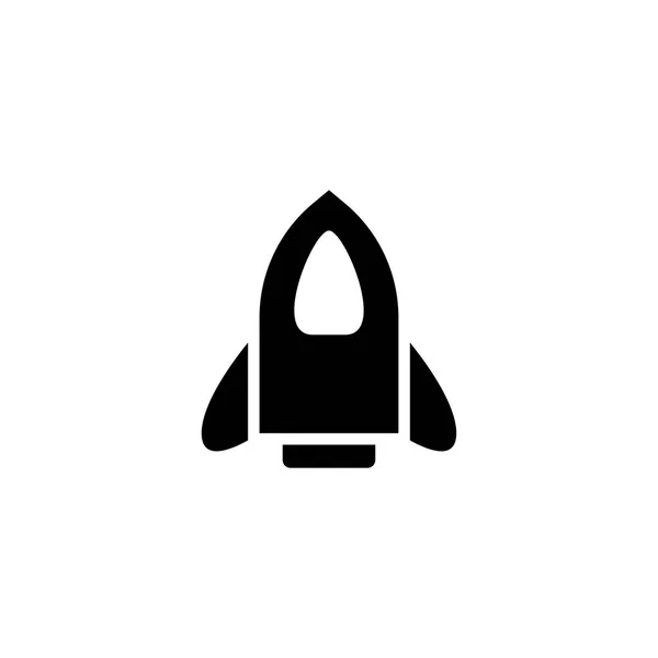 Rakéta Ikon Vektor Illusztráció — Stock Vector