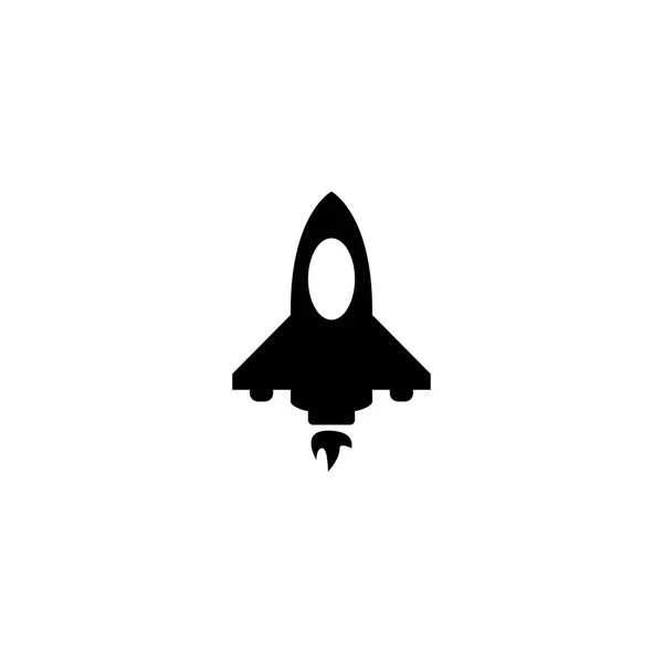 Raket Ikon Vektor Illustration — Stock vektor