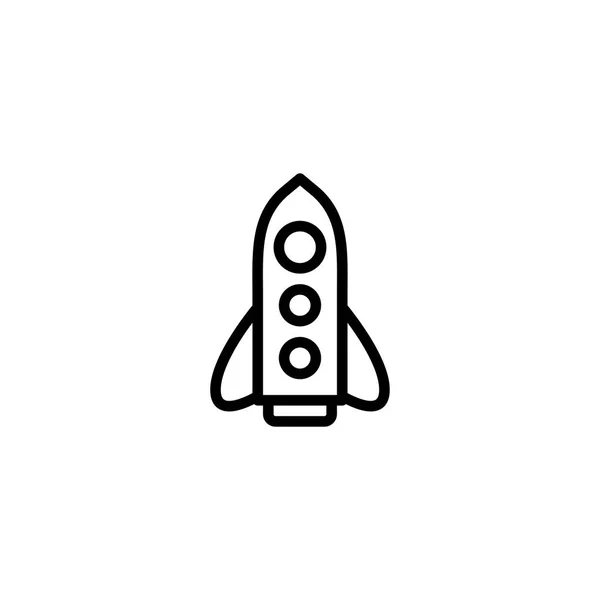 Rocket Icon Vector Illustration — Stock Vector