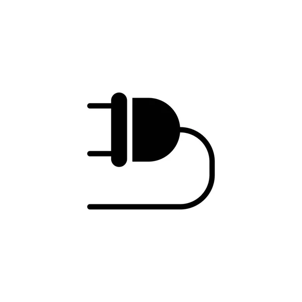 Plug Icono Vector Ilustración — Archivo Imágenes Vectoriales