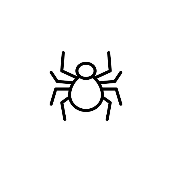 Spider Icon Vector Illustration — Stock Vector