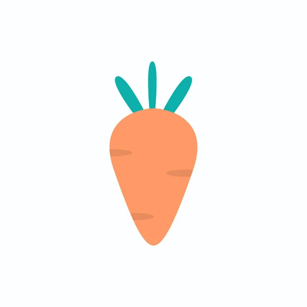 Carrot Vector Illustratie Ontwerp — Stockvector