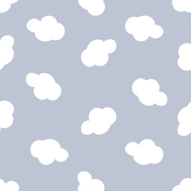 bulut Dikişsiz desen vektör