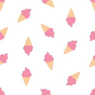 Dondurma Dikişsiz desen vektör