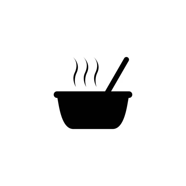 Soup Symbol Vektor Illustration — Stockvektor