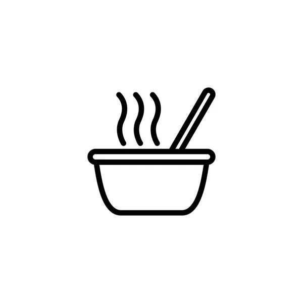 Soup Symbol Vektor Illustration — Stockvektor