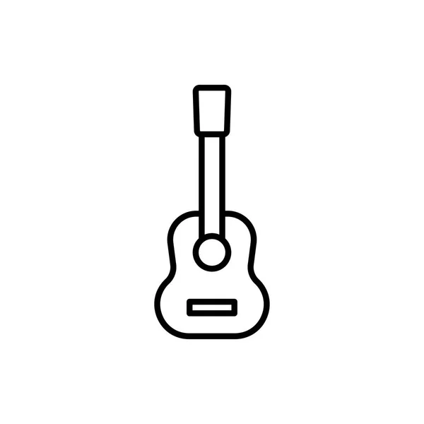 ギターアイコンベクトルイラスト — ストックベクタ