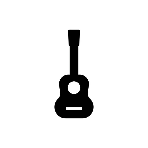 Gitar Simgesi Vektör Illüstrasyonu — Stok Vektör