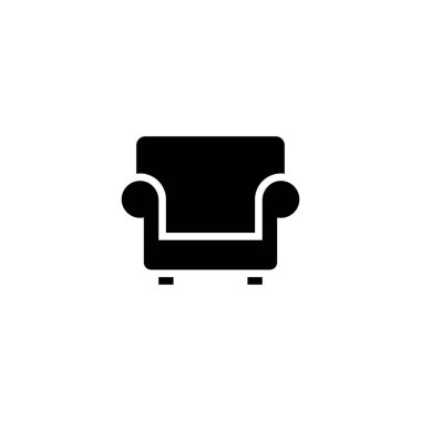 kanepe ikonu vektör illüstrasyonu