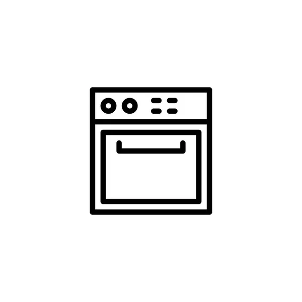 Oven Icon Vector Illustration — Stock Vector