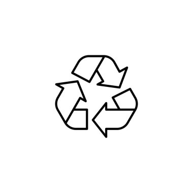 Geri dönüşüm simgesi vektör resimlemesi