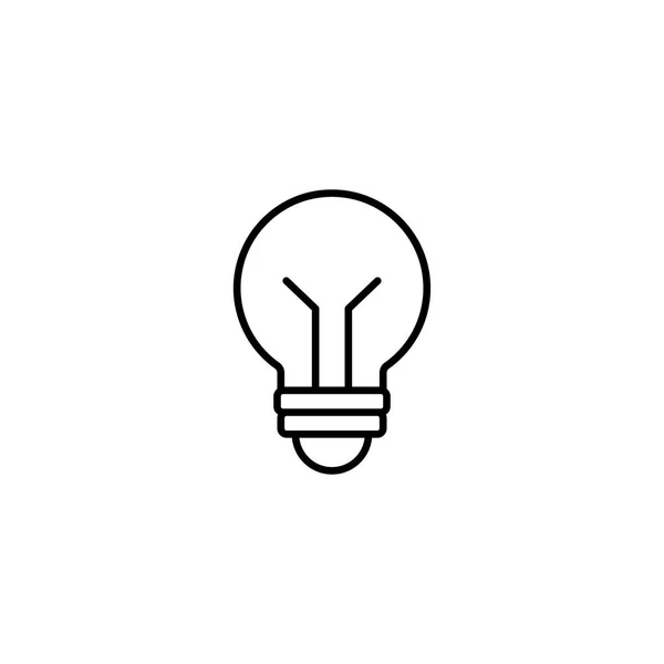 Glühbirne Symbol Vektor Illustration — Stockvektor