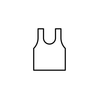 kolsuz bluz simge vektör çizim