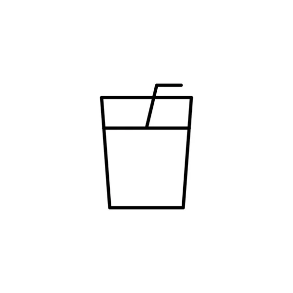 Drinken Pictogram Vector Illustratie — Stockvector