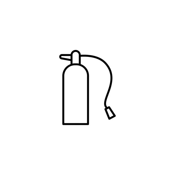 Extintor Incendios Icono Vector Ilustración — Vector de stock