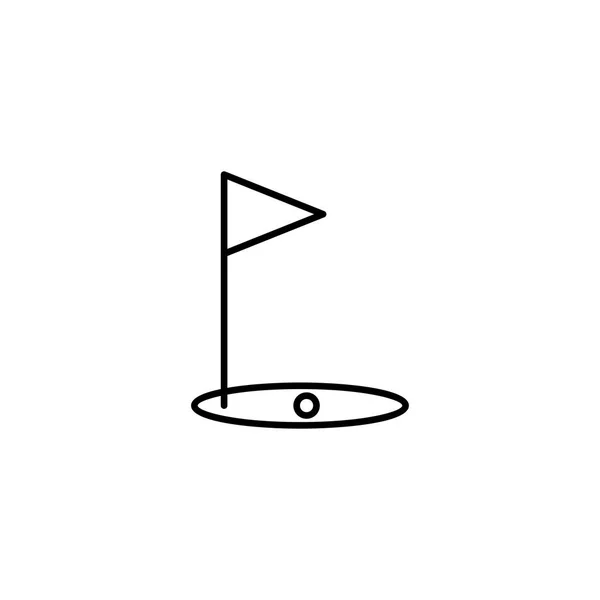 Illustration Vectorielle Icône Golf — Image vectorielle