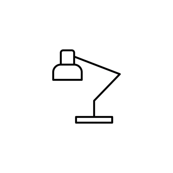 Tischlampe Symbol Vektor Illustration — Stockvektor