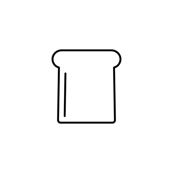 Icône Toast Illustration Vectorielle — Image vectorielle
