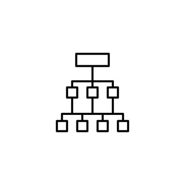 Diyagram simgesi vektör illüstrasyonu