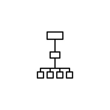 Diyagram simgesi vektör illüstrasyonu