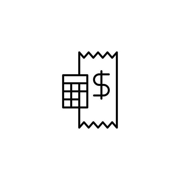Budget Symbol Vektor Illustration — Stockvektor