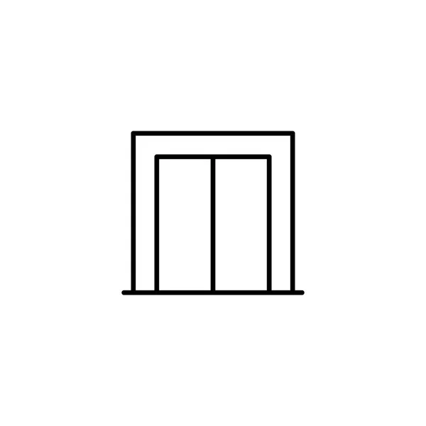 ゲートのアイコン ベクトル図 — ストックベクタ