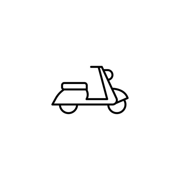 Moped Icon Vektor Illustration — Stockvektor