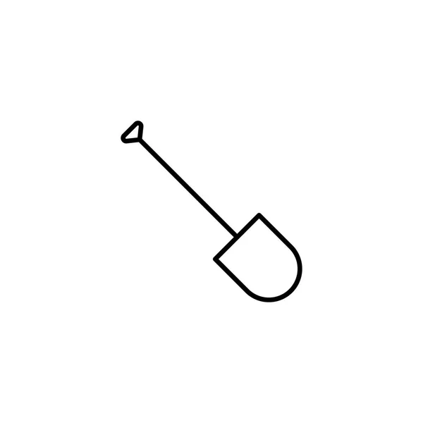 Schaufel Symbol Vektor Illustration — Stockvektor