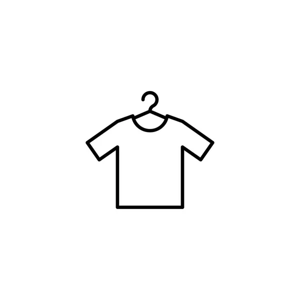 Shirt Com Ícone Gancho Ilustração Vetorial —  Vetores de Stock