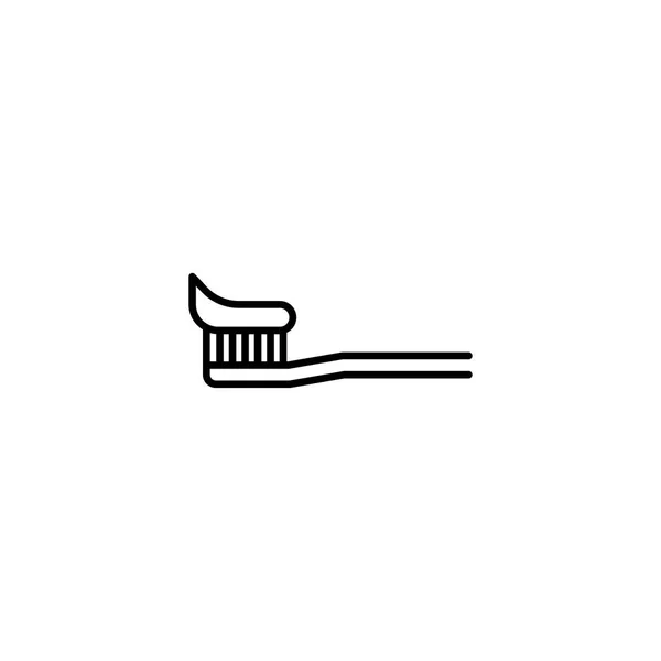 Векторная Иллюстрация Значка Зубной Щетки — стоковый вектор