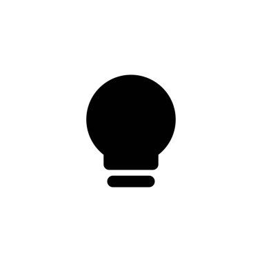 ampul simgesi vektör illüstrasyonu