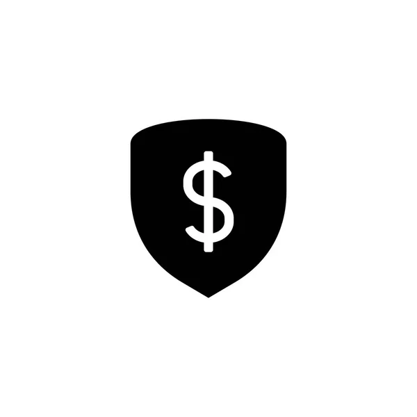 Geld te beschermen icoon vector illustratie — Stockvector