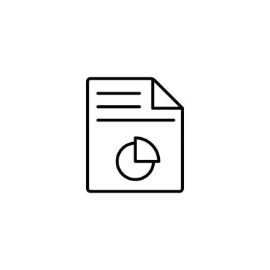 veri raporu simge vektör