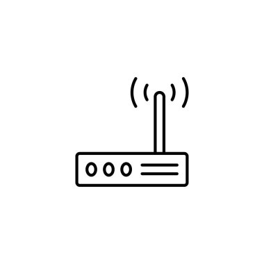 yönlendirici internet wifi simgesi vektör illüstrasyon