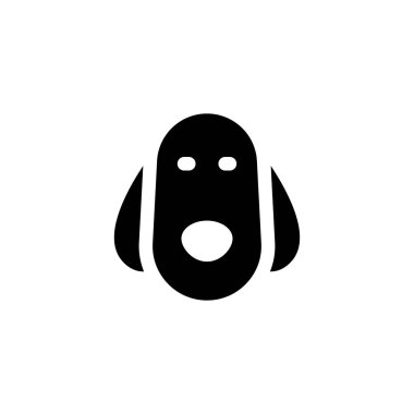 köpek, köpek simgesi vektör illüstrasyon