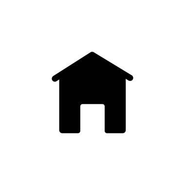 ev, ev simgesi vektör illüstrasyonu