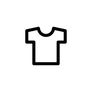 t shirt, gömlek simgesi vektör illüstrasyon
